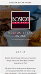 Mobile Screenshot of bostonsteakhouse.be