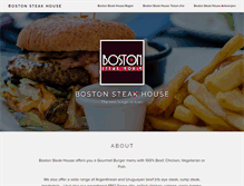 Tablet Screenshot of bostonsteakhouse.be